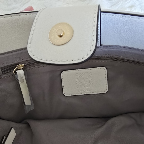 Anne Klein Ivory Tote Bag NWT - Picture 8 of 9
